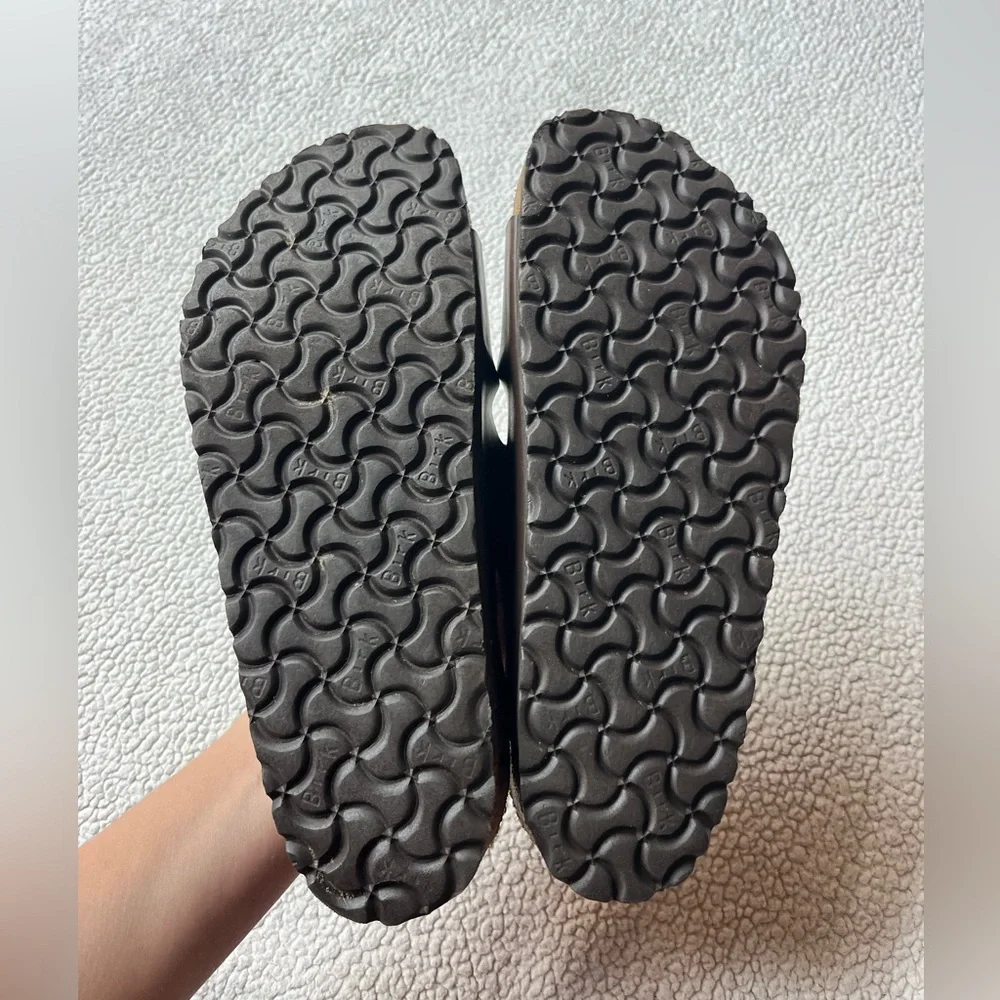 BIRKENSTOCK ARIZONA BROWN LEATHER SANDALS WOMENS 11 / 42 - Picture 3 of 7